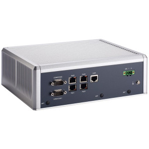 Axiomtek AIE900B-ONX Computer with NVIDIA Jetson Orin NX, 1 HDMI, 1 GbE LAN, 4 GbE PoE, 4 USB, 2 COM/CAN, 8-CH DIO